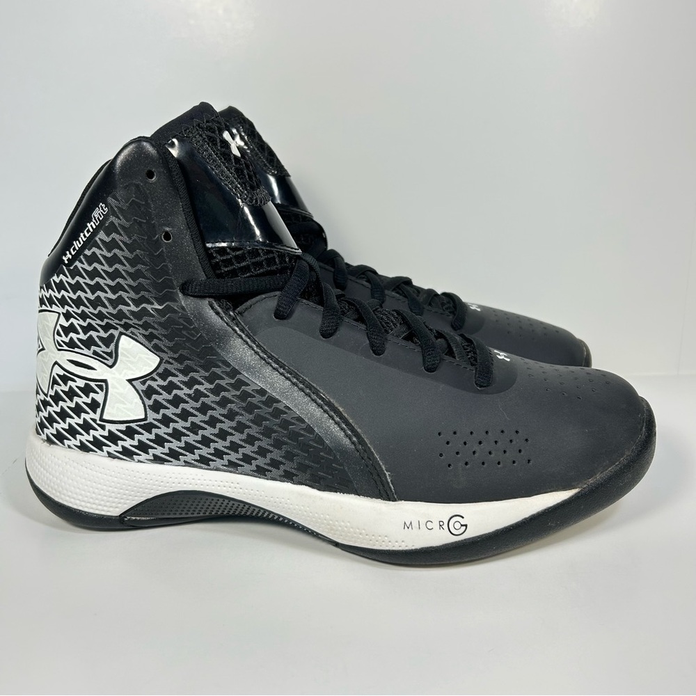 Under Armour Micro G Torch Black White Basketball Shoes Sneakers; Women’s Sz 7.5